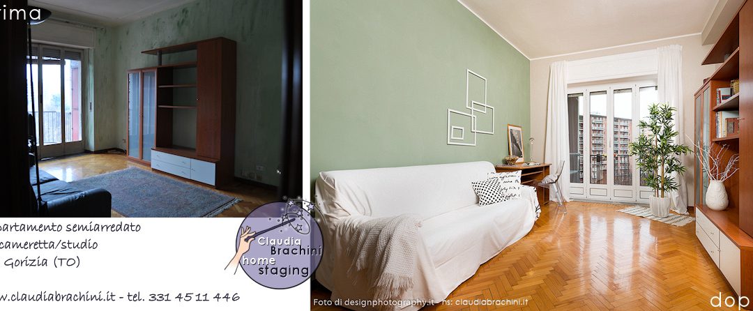 prima e dopo home staging studio