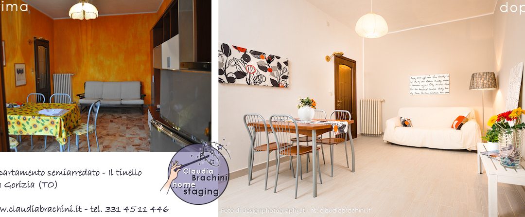 prima e dopo home staging soggiorno