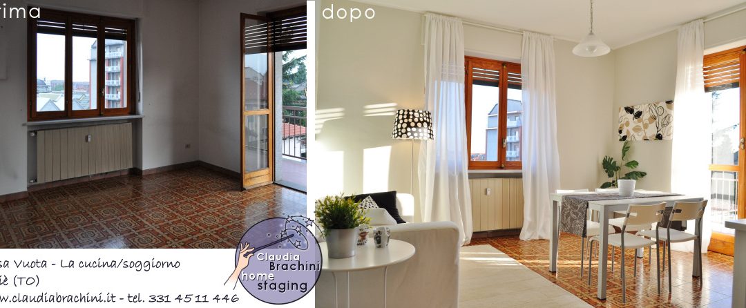 prima e dopo home staging soggiorno