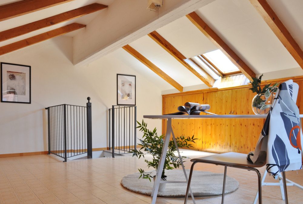prima e dopo home staging mansarda