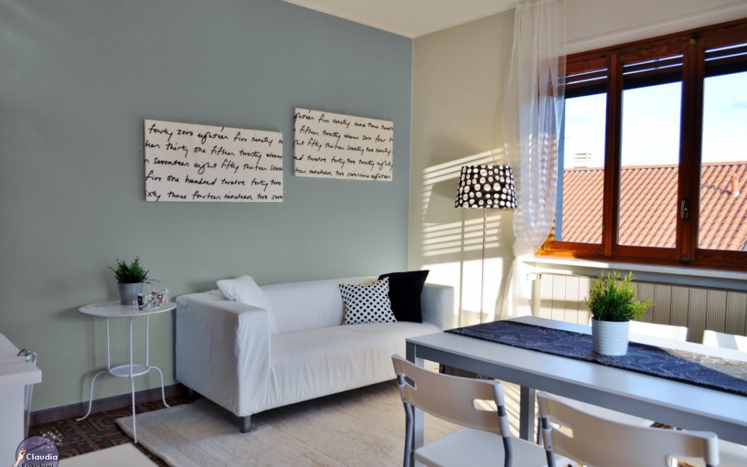 home staging soggiorno casa vuota