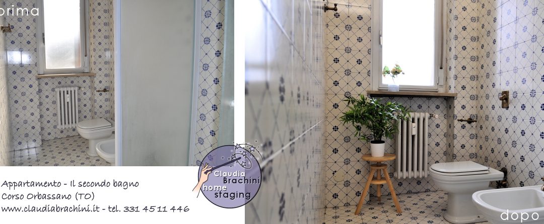 prima e dopo home staging bagno