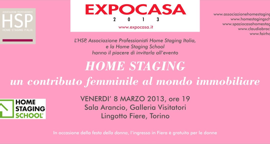 locandina Expocasa 2013 home staging