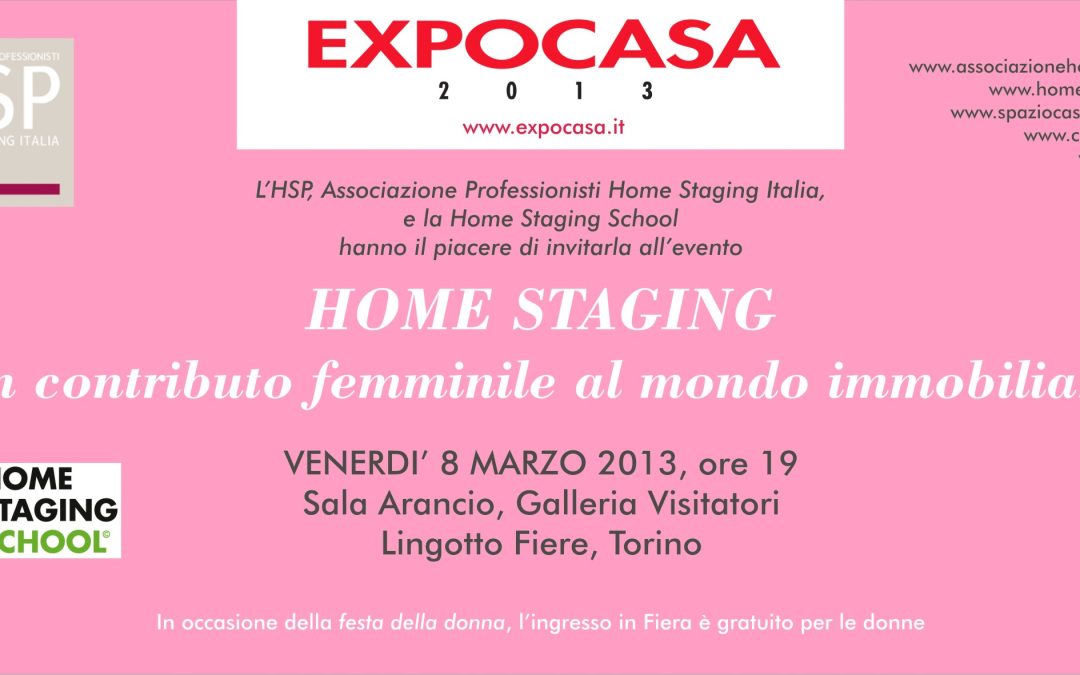 locandina Expocasa 2013 home staging