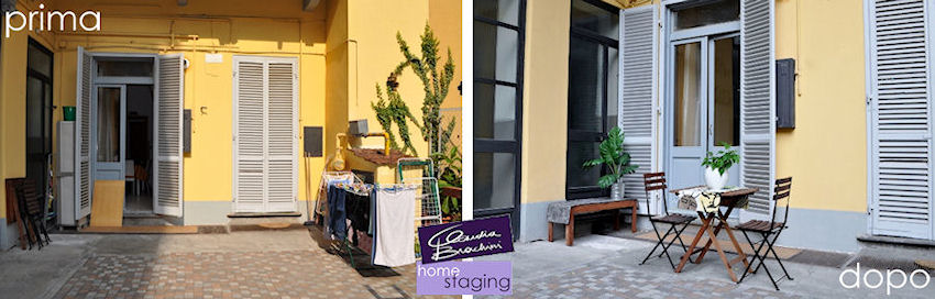 home staging cortile