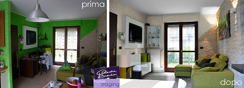 home staging soggiorno