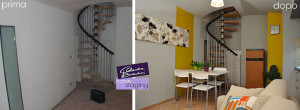 home staging zona pranzo