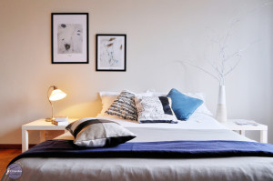 home staging Particolare letto