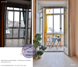 prima e dopo home staging veranda