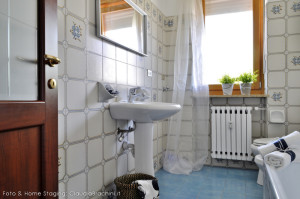 home staging con allestimento bagno