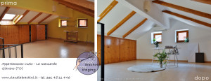 prima e dopo home staging mansarda
