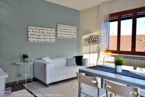 home staging soggiorno casa vuota