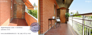 home staging con allestimento balcone