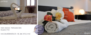 home staging prima e dopo letto casa vacanze