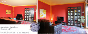 home staging prima e dopo soggiorno casa abitata