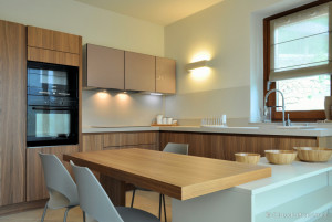 interior design cucina noce canaletto
