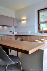 cucina noce canaletto interior design Claudia Brachini