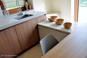 interior design cucina con penisola