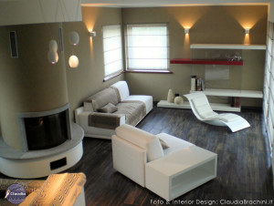 interior design soggiorno Claudia Brachini