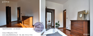 home staging camera prima e dopo