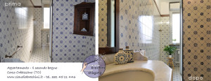prima e dopo home staging bagno