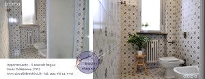prima e dopo home staging bagno