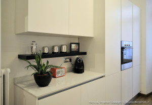 cucina total white senza maniglie