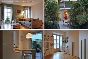 collage foto appartemento interior design